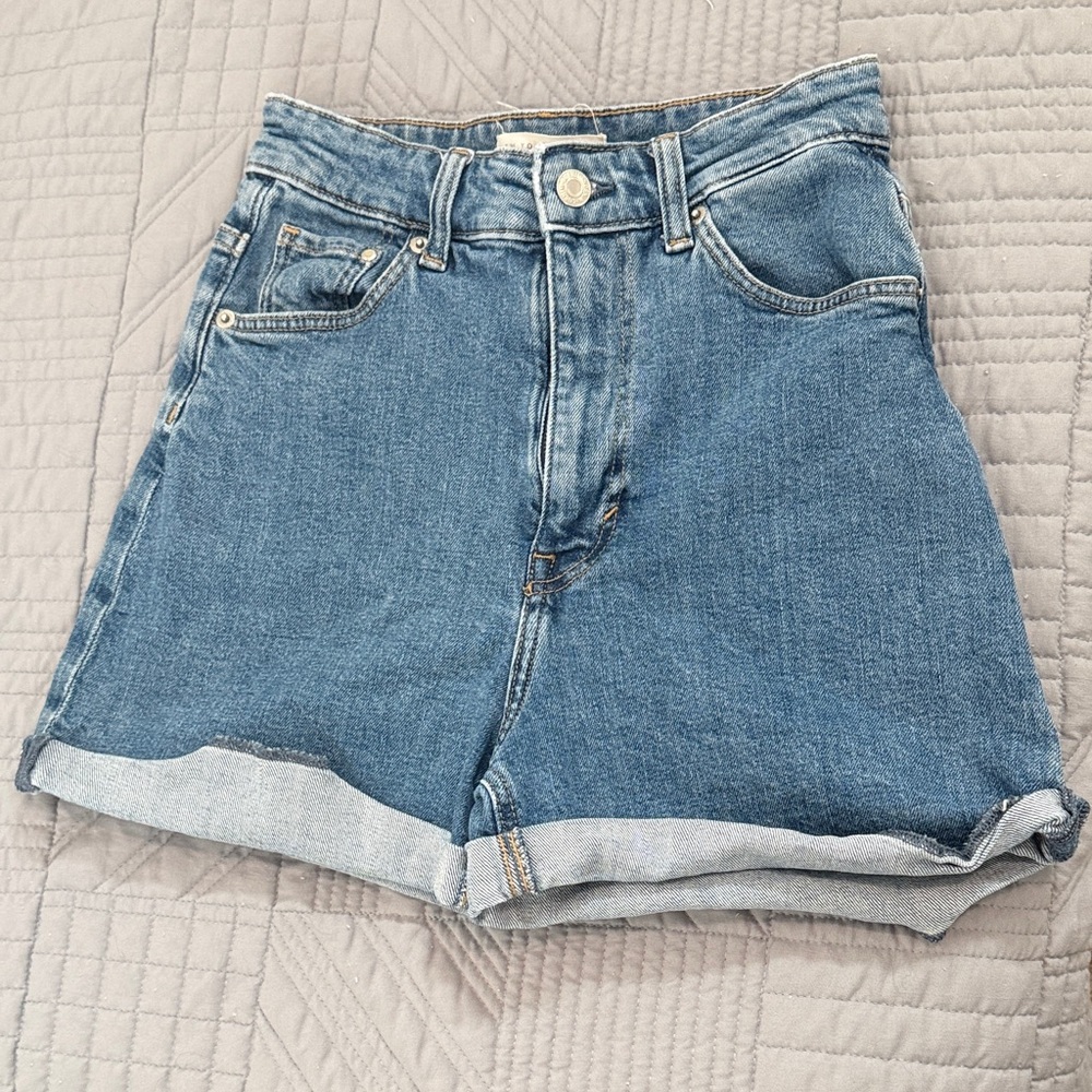 New York Laundry High Waisted Blue Jean Shorts
